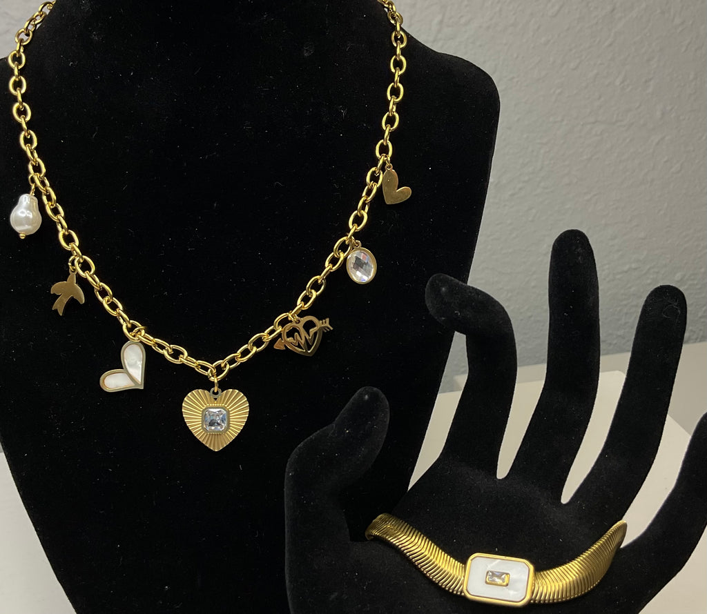Charm Corazon Set