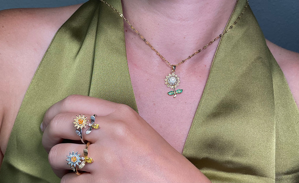 Rotating Sunflower Set