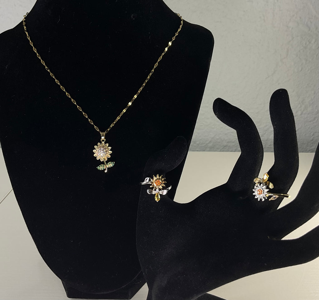 Rotating Sunflower Set